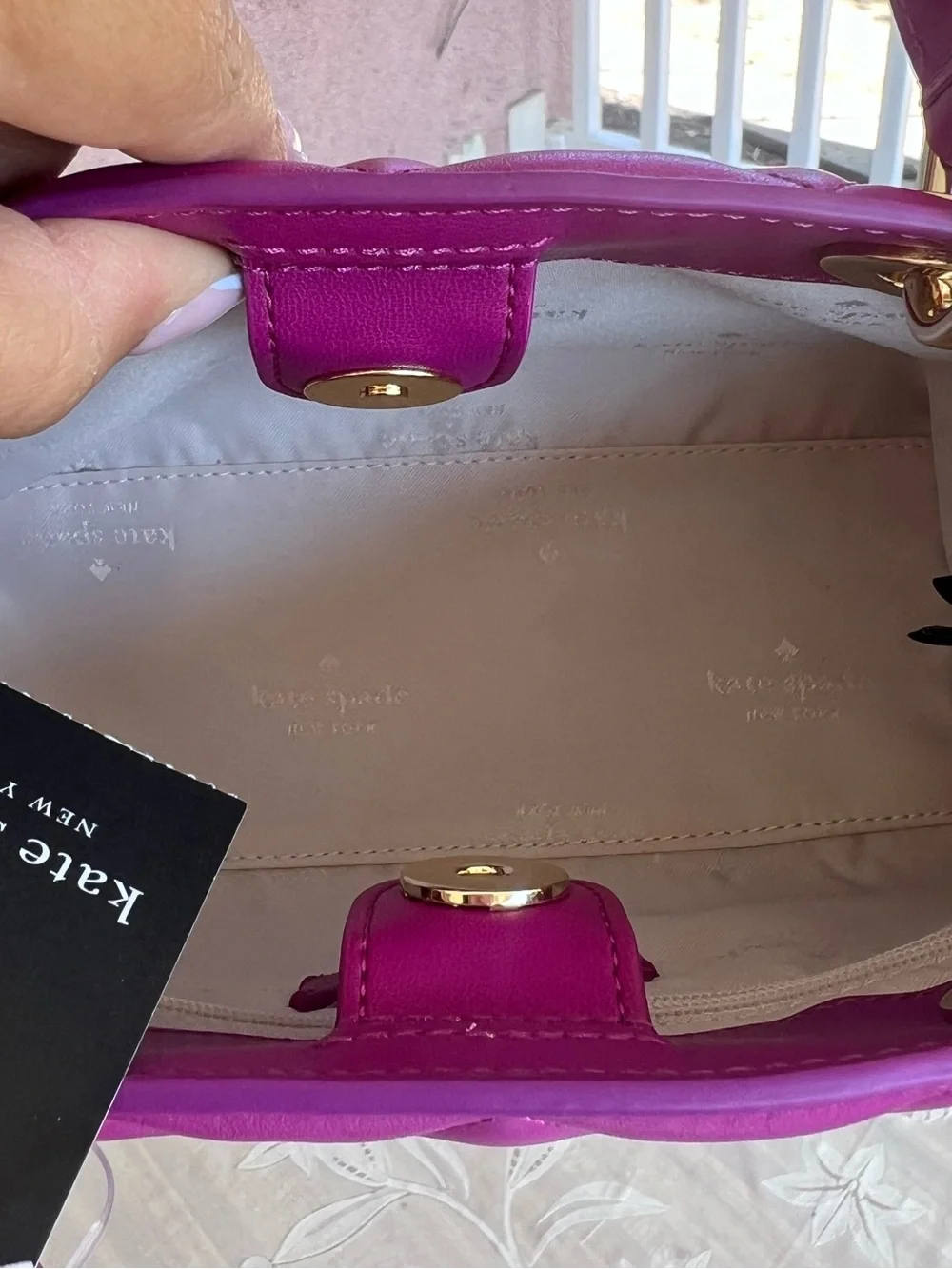 kate spade Quilted Mini Top-Handle Bag